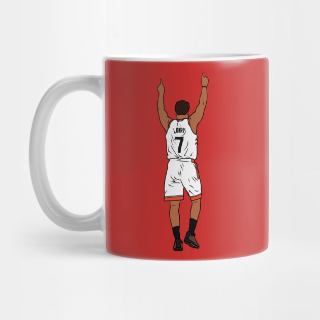 Kyle Lowry Pointing Up by rattraptees